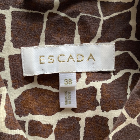 Escada giraffe print jacket - Picture 4 of 8